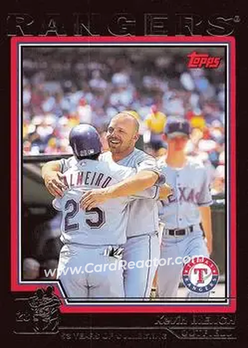2004 Topps - Black #188 - Kevin Mench - Texas Rangers - Front