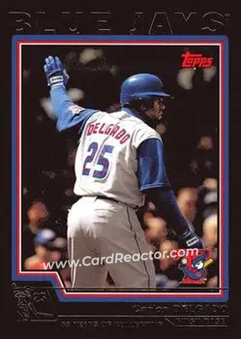 2004 Topps - Black #190 - Carlos Delgado - Toronto Blue Jays - Front 2004 Topps - Black #190 - Carlos Delgado - Toronto Blue Jays - Front