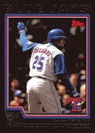 2004 Topps - Black #190 - Carlos Delgado - Toronto Blue Jays