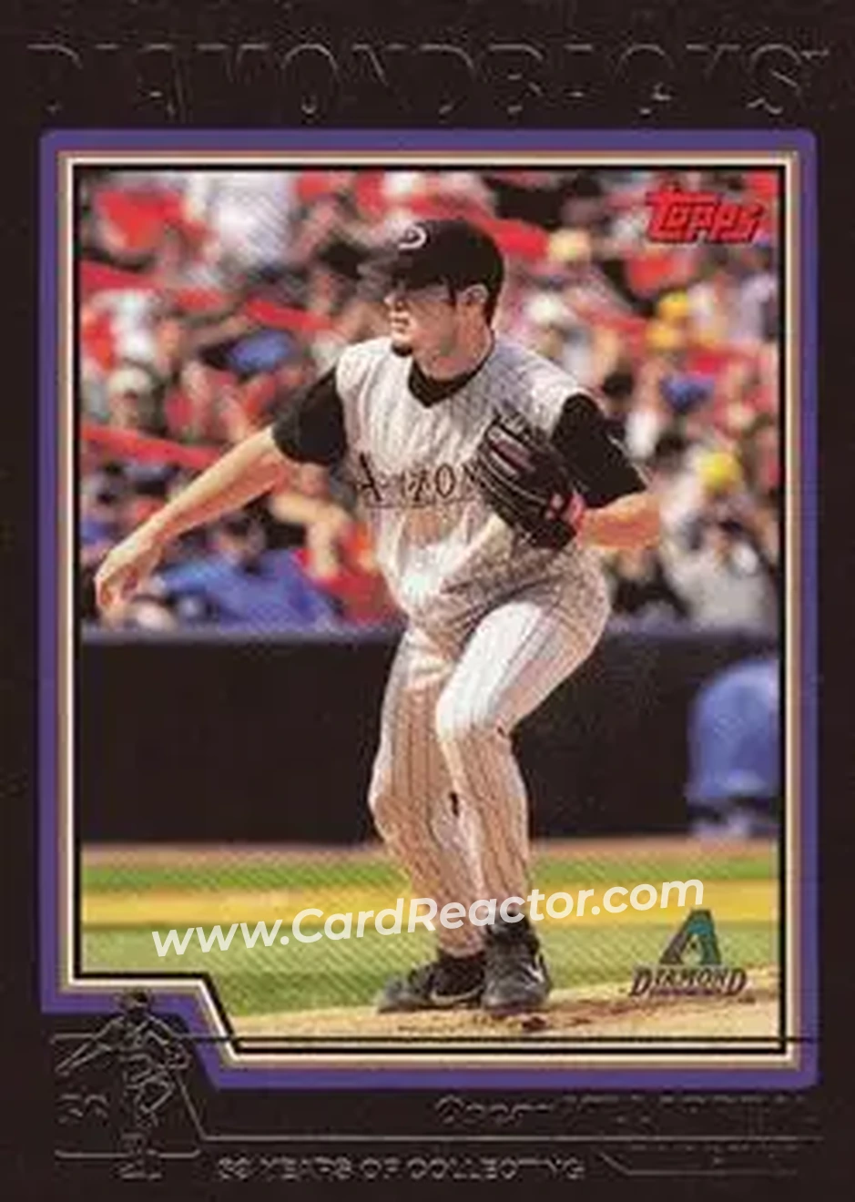 2004 Topps - Black #192 - Oscar Villarreal - Arizona Diamondbacks - Front