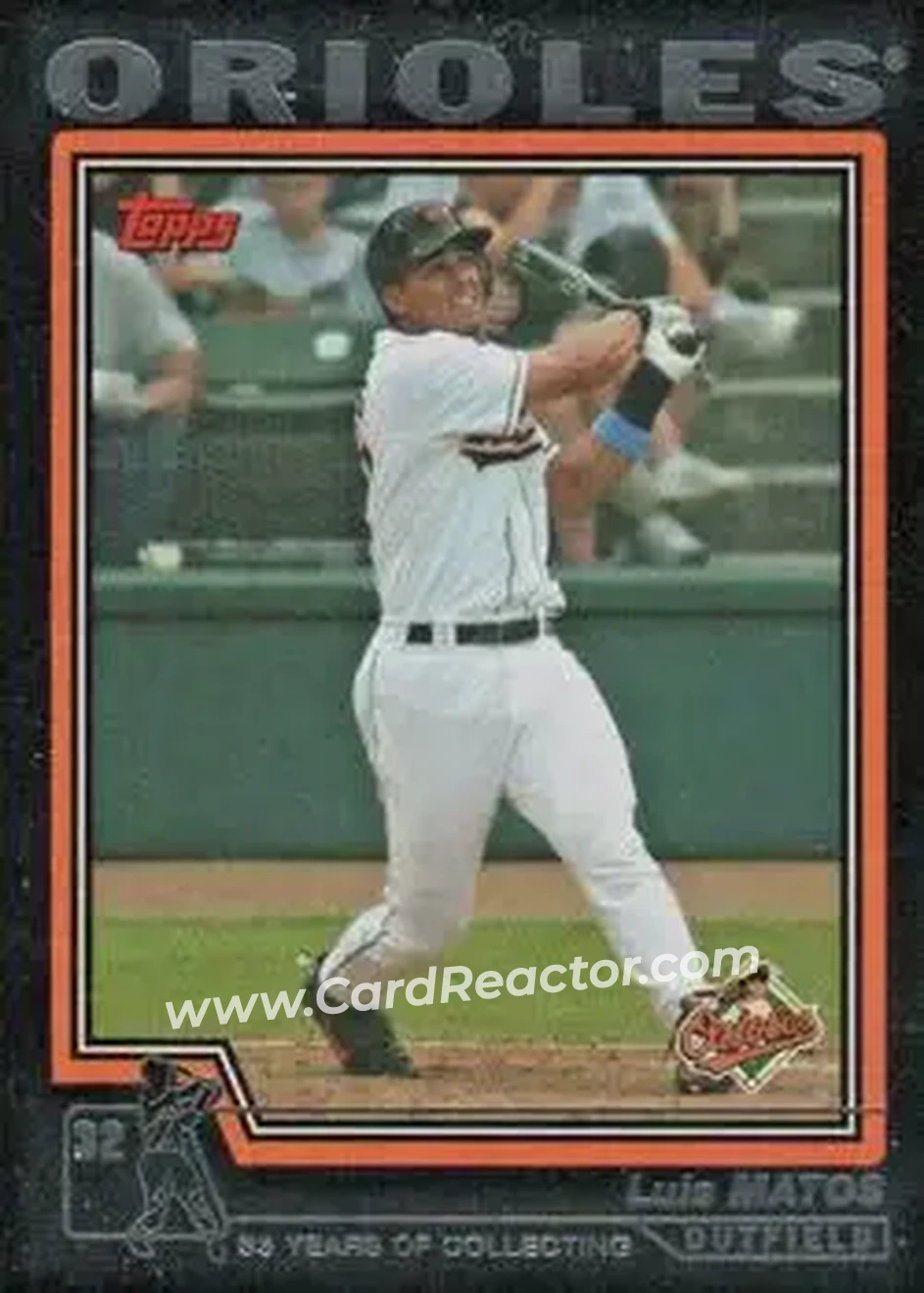 2004 Topps - Black #193 - Luis Matos - Baltimore Orioles - Front 2004 Topps - Black #193 - Luis Matos - Baltimore Orioles - Front