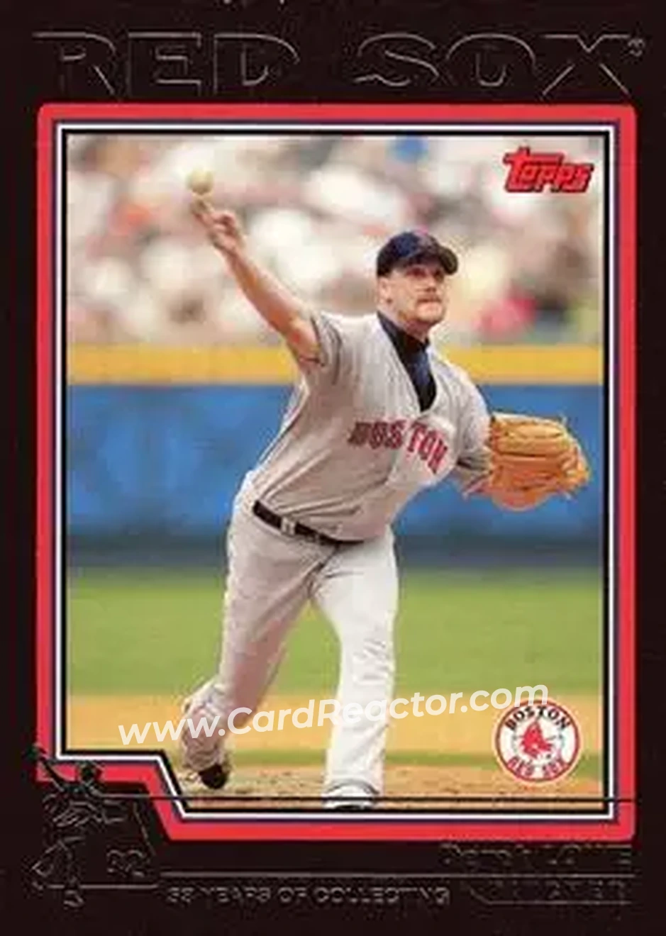 2004 Topps - Black #194 - Derek Lowe - Boston Red Sox - Front