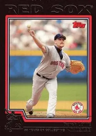 2004 Topps - Black #194 - Derek Lowe - Boston Red Sox