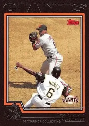 2004 Topps - Black #205 - Ray Durham - San Francisco Giants