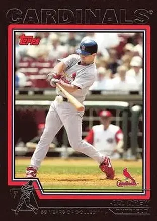 2004 Topps - Black #207 - J.D. Drew - St. Louis Cardinals