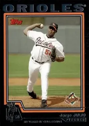 2004 Topps - Black #212 - Jorge Julio - Baltimore Orioles