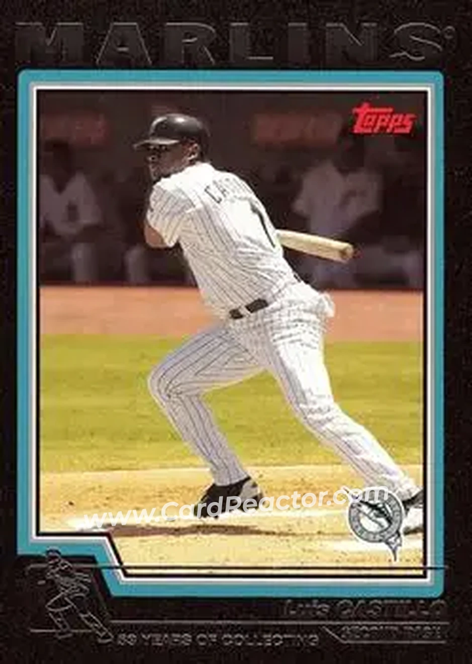 2004 Topps - Black #218 - Luis Castillo - Florida Marlins - Front