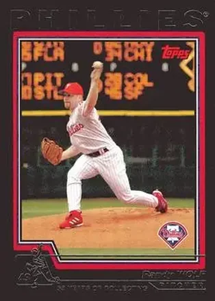 2004 Topps - Black #222 - Randy Wolf - Philadelphia Phillies