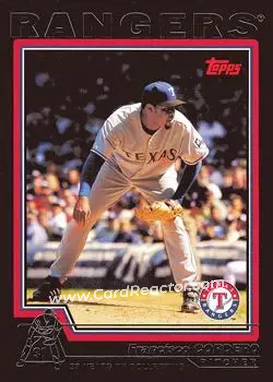 2004 Topps - Black #227 - Francisco Cordero - Texas Rangers - Front 2004 Topps - Black #227 - Francisco Cordero - Texas Rangers - Front