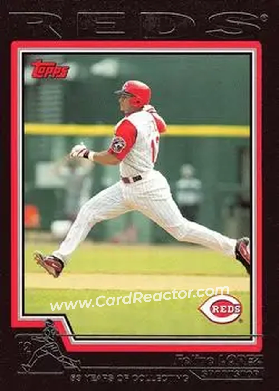2004 Topps - Black #234 - Felipe Lopez - Cincinnati Reds - Front 2004 Topps - Black #234 - Felipe Lopez - Cincinnati Reds - Front