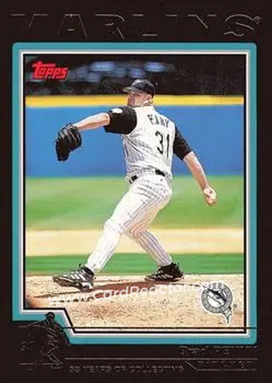 2004 Topps - Black #236 - Brad Penny - Florida Marlins - Front