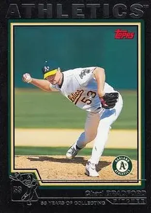 2004 Topps - Black #247 - Chad Bradford - Oakland Athletics