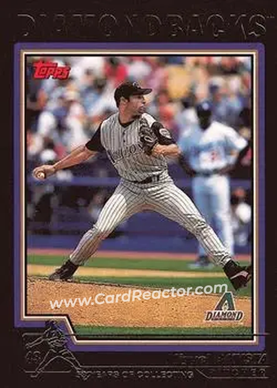 2004 Topps - Black #253 - Miguel Batista - Arizona Diamondbacks - Front
