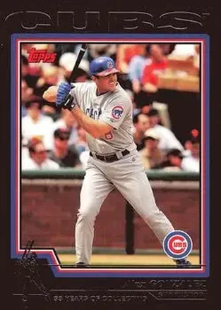 2004 Topps - Black #256 - Alex Gonzalez - Chicago Cubs