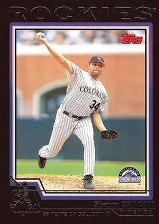 2004 Topps - Black #257 - Shawn Chacon - Colorado Rockies