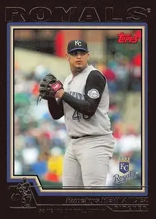 2004 Topps - Black #258 - Runelvys Hernandez - Kansas City Royals