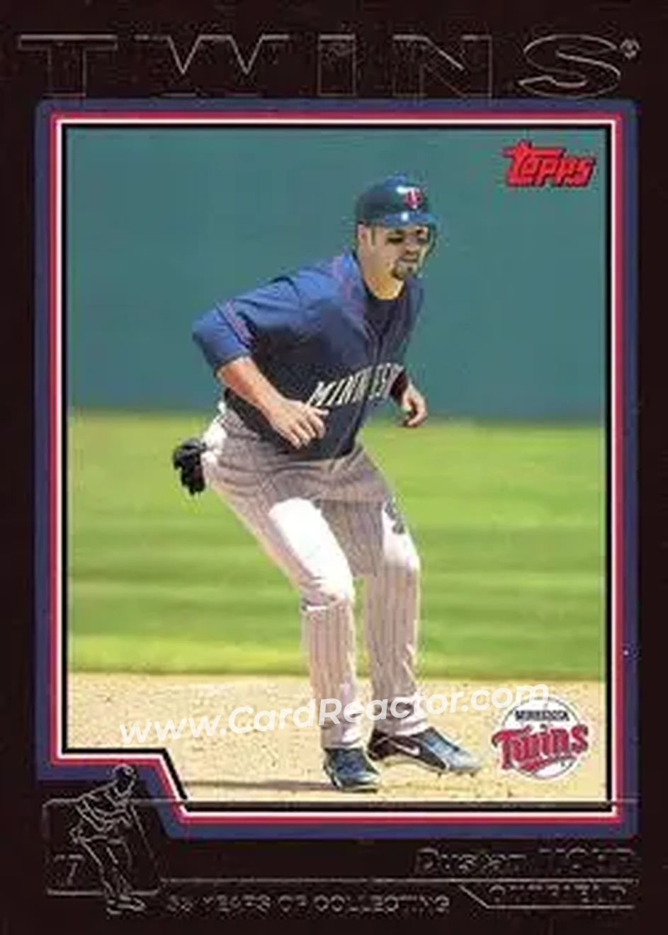 2004 Topps - Black #261 - Dustan Mohr - Minnesota Twins - Front