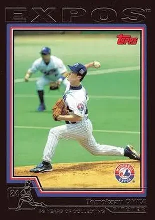 2004 Topps - Black #262 - Tomo Ohka - Montreal Expos
