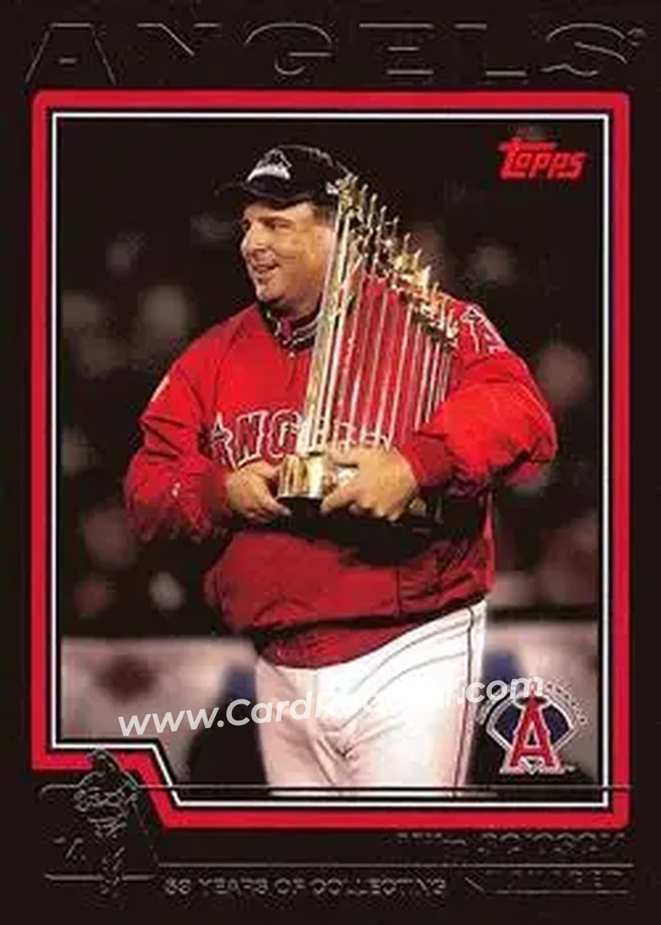 2004 Topps - Black #267b - Mike Scioscia - Anaheim Angels - Front 2004 Topps - Black #267b - Mike Scioscia - Anaheim Angels - Front