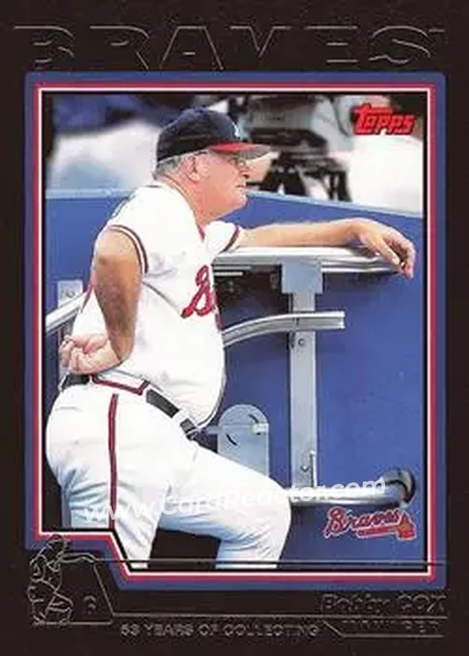 2004 Topps - Black #269 - Bobby Cox - Atlanta Braves - Front