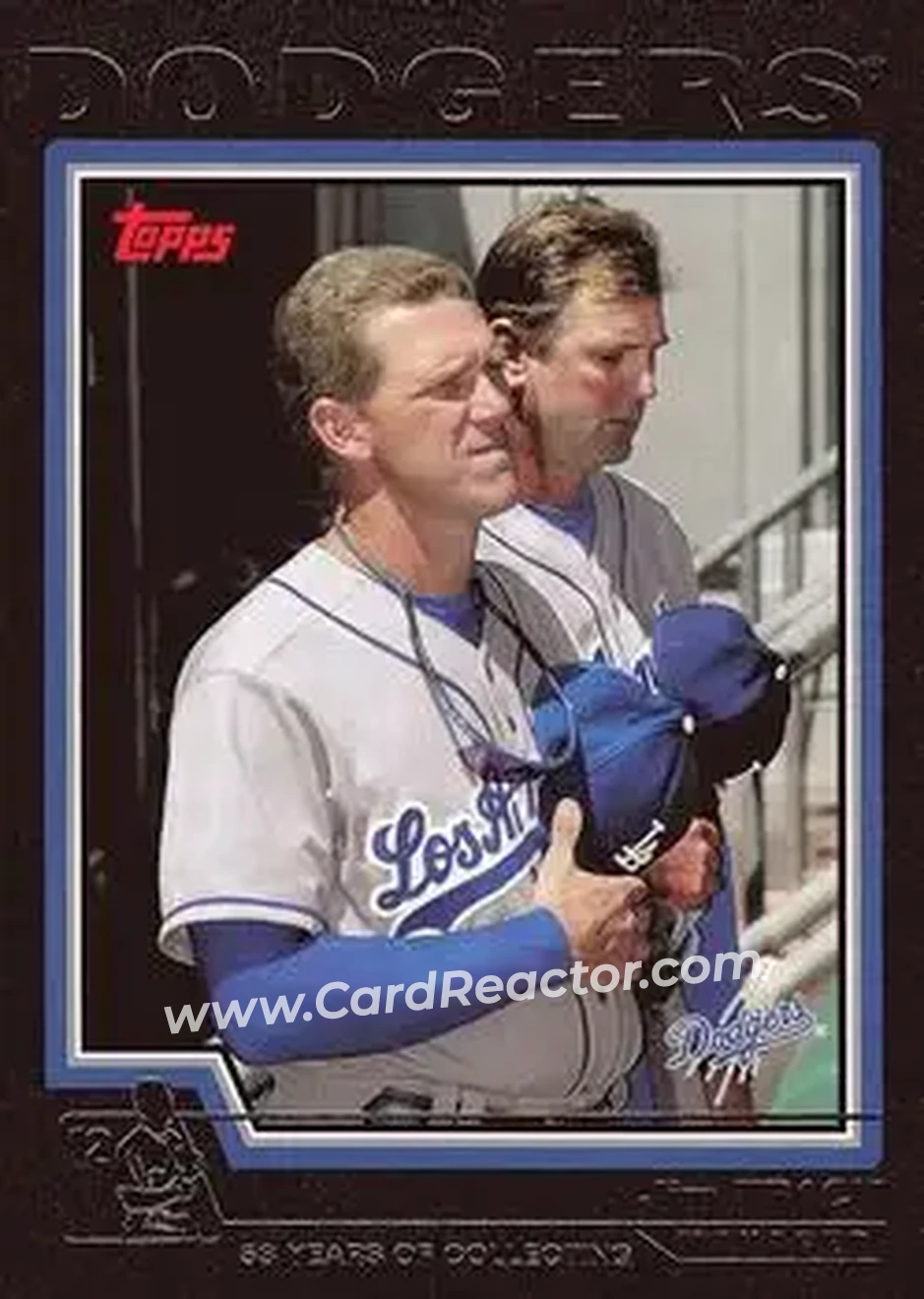2004 Topps - Black #281 - Jim Tracy - Los Angeles Dodgers - Front