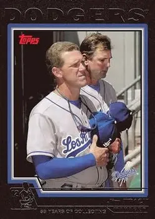 2004 Topps - Black #281 - Jim Tracy - Los Angeles Dodgers