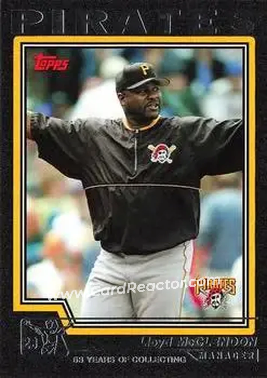 2004 Topps - Black #289 - Lloyd McClendon - Pittsburgh Pirates - Front