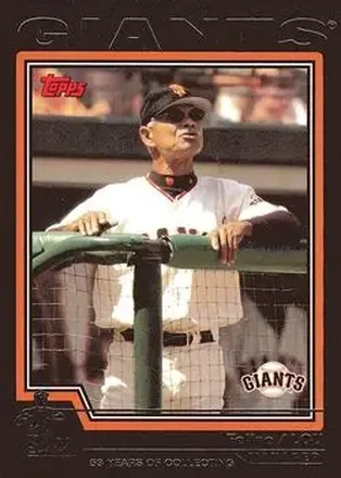 2004 Topps - Black #291 - Felipe Alou - San Francisco Giants