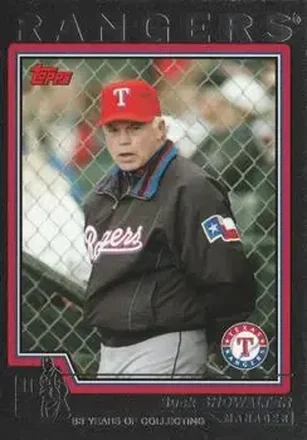 2004 Topps - Black #295 - Buck Showalter - Texas Rangers