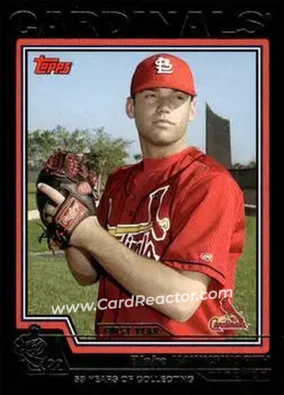 2004 Topps - Black #299 - Blake Hawksworth - St. Louis Cardinals - Front