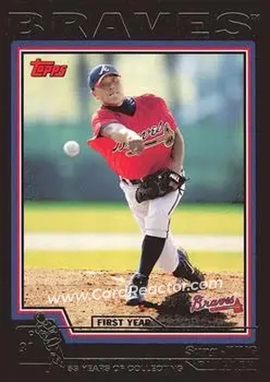 2004 Topps - Black #308 - Sung Jung - Atlanta Braves - Front