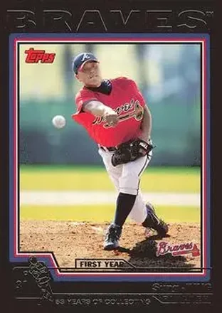 2004 Topps - Black #308 - Sung Jung - Atlanta Braves