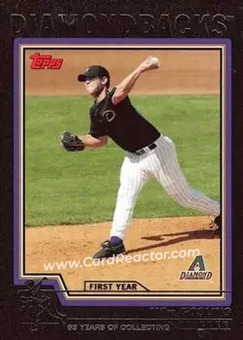 2004 Topps - Black #317 - Mike Gosling - Arizona Diamondbacks - Front