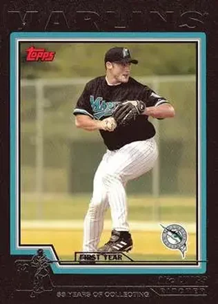2004 Topps - Black #318 - Nic Ungs - Florida Marlins