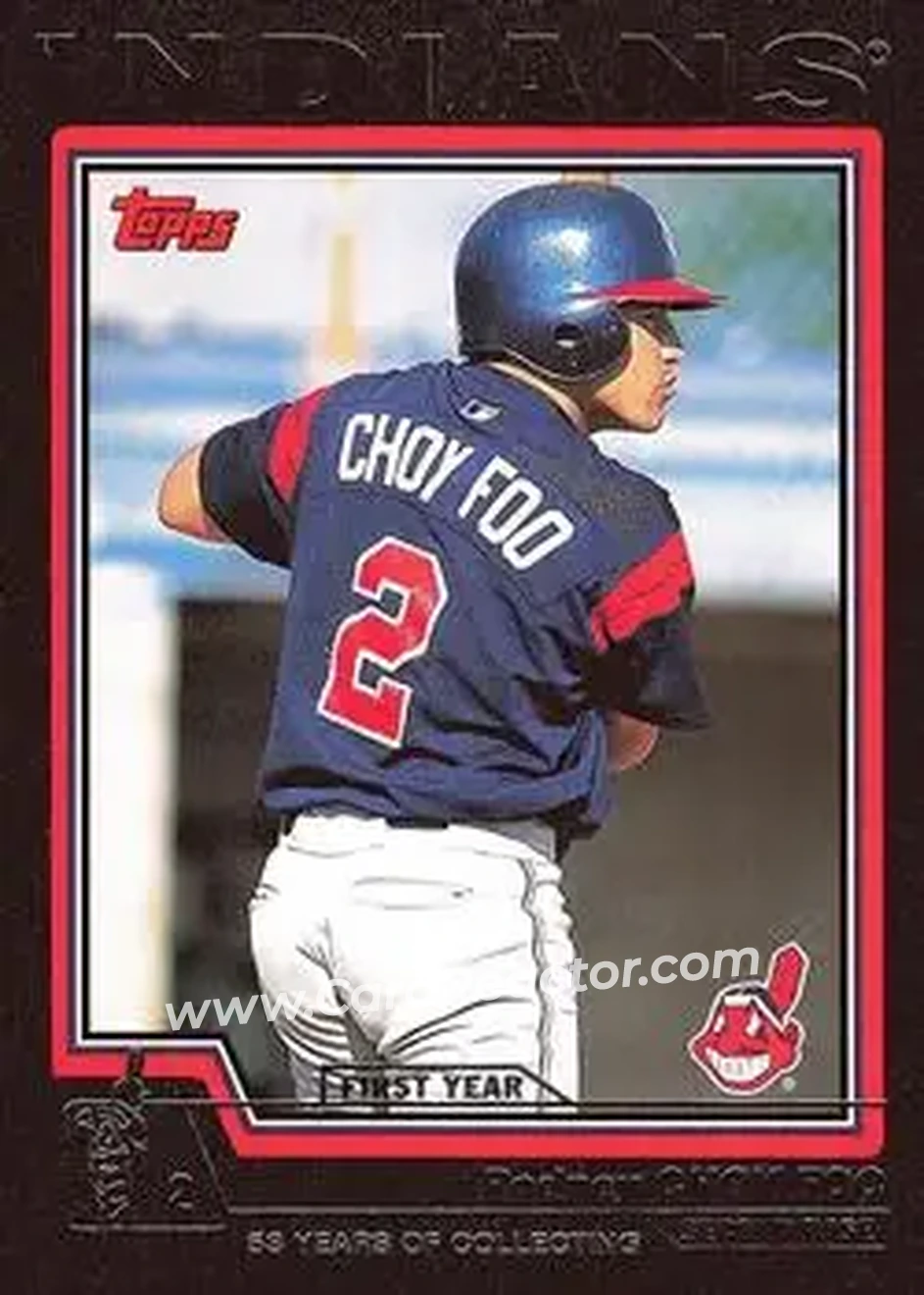 2004 Topps - Black #320 - Rodney Choy Foo - Cleveland Indians - Front
