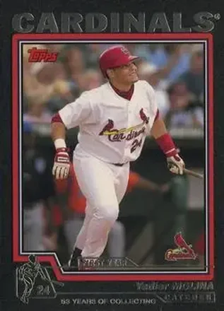 2004 Topps - Black #324 - Yadier Molina - St. Louis Cardinals