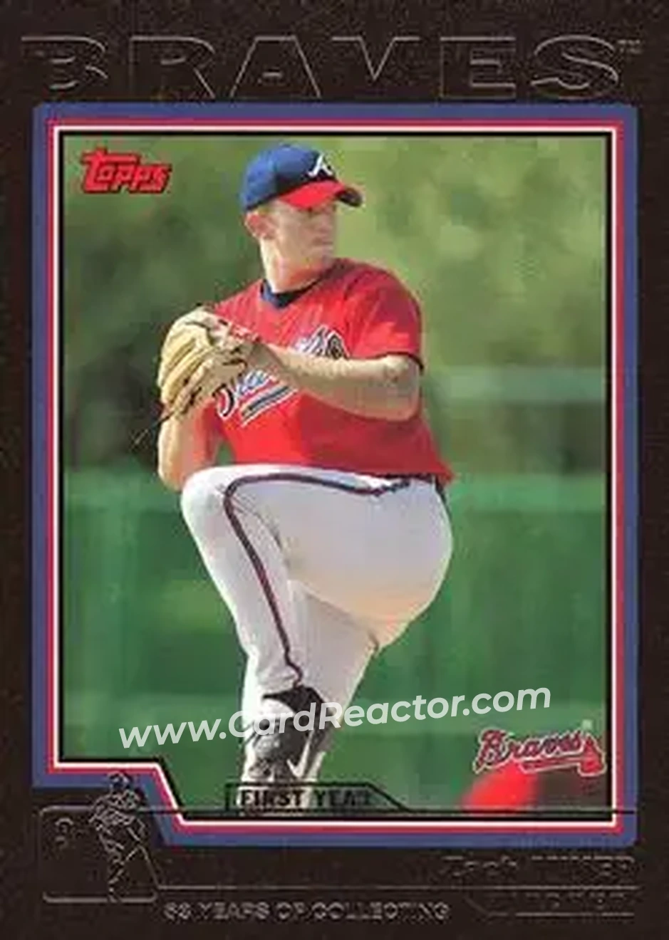 2004 Topps - Black #326 - Zach Miner - Atlanta Braves - Front