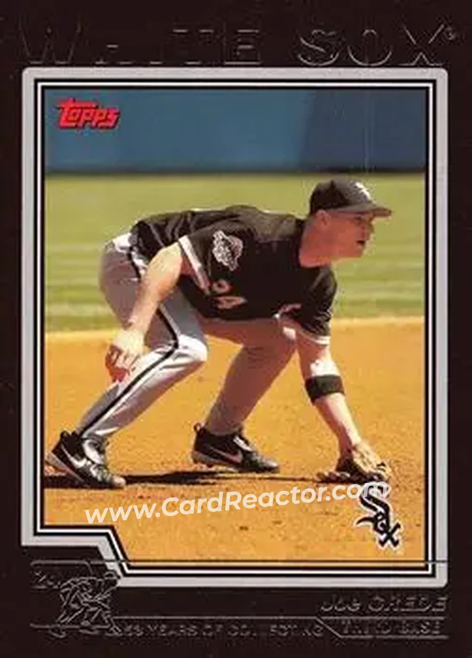 2004 Topps - Black #369 - Joe Crede - Chicago White Sox - Front