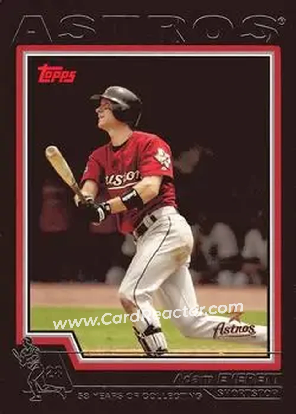 2004 Topps - Black #374 - Adam Everett - Houston Astros - Front