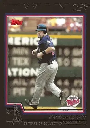 2004 Topps - Black #379 - Matt LeCroy - Minnesota Twins
