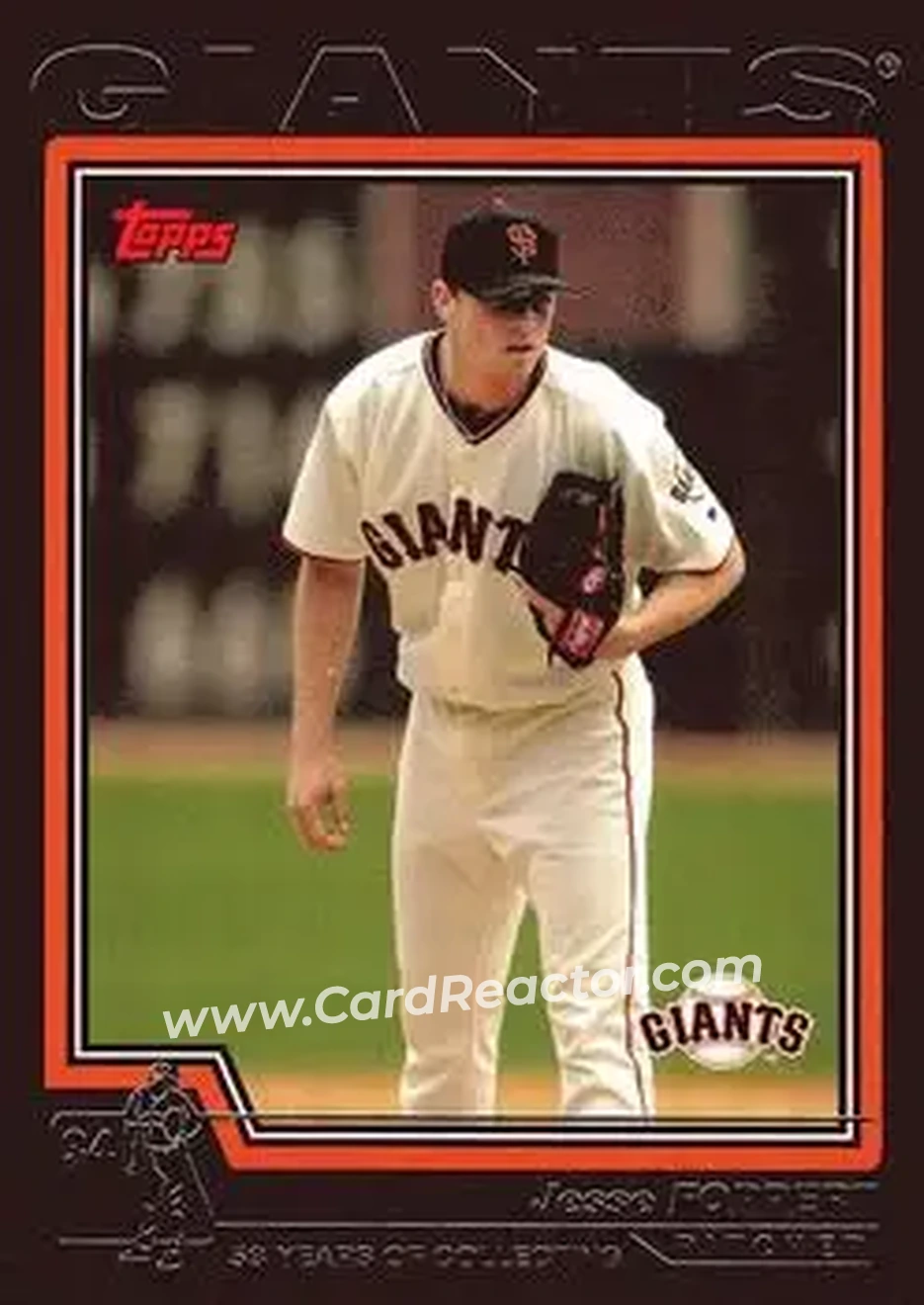 2004 Topps - Black #387 - Jesse Foppert - San Francisco Giants - Front