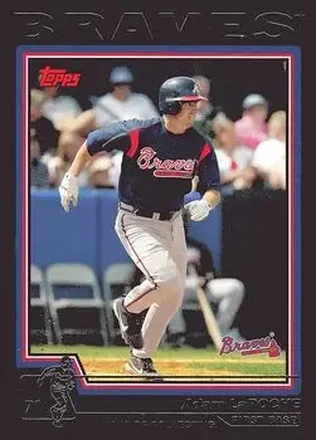2004 Topps - Black #395 - Adam LaRoche - Atlanta Braves