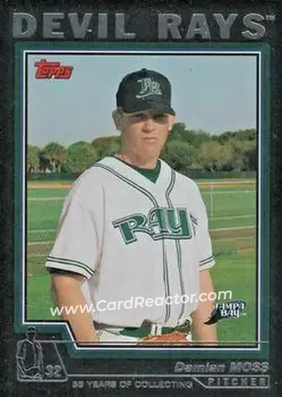 2004 Topps - Black #398 - Damian Moss - Baltimore Orioles - Front