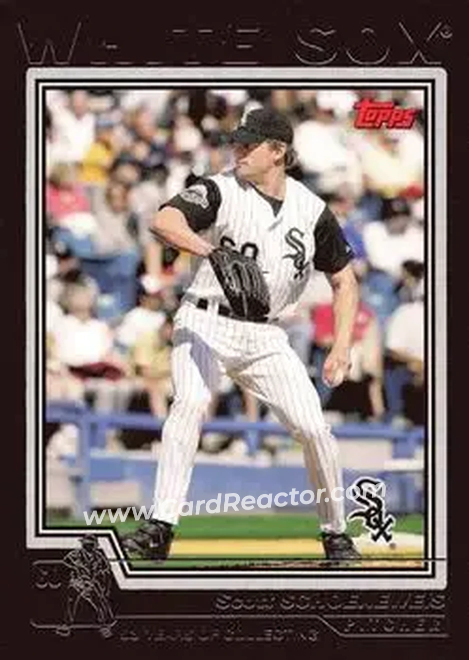 2004 Topps - Black #408 - Scott Schoeneweis - Chicago White Sox - Front