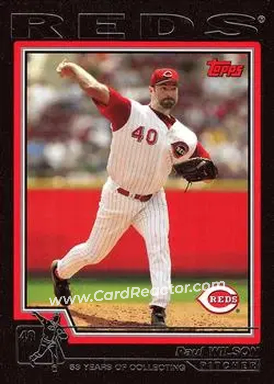 2004 Topps - Black #409 - Paul Wilson - Cincinnati Reds - Front