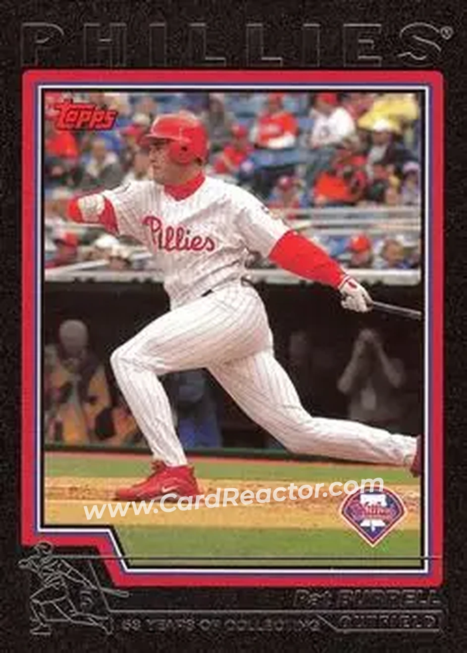 2004 Topps - Black #420 - Pat Burrell - Philadelphia Phillies - Front 2004 Topps - Black #420 - Pat Burrell - Philadelphia Phillies - Front
