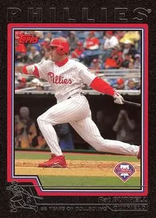 2004 Topps - Black #420 - Pat Burrell - Philadelphia Phillies