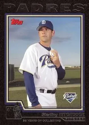 2004 Topps - Black #425 - Sterling Hitchcock - San Diego Padres