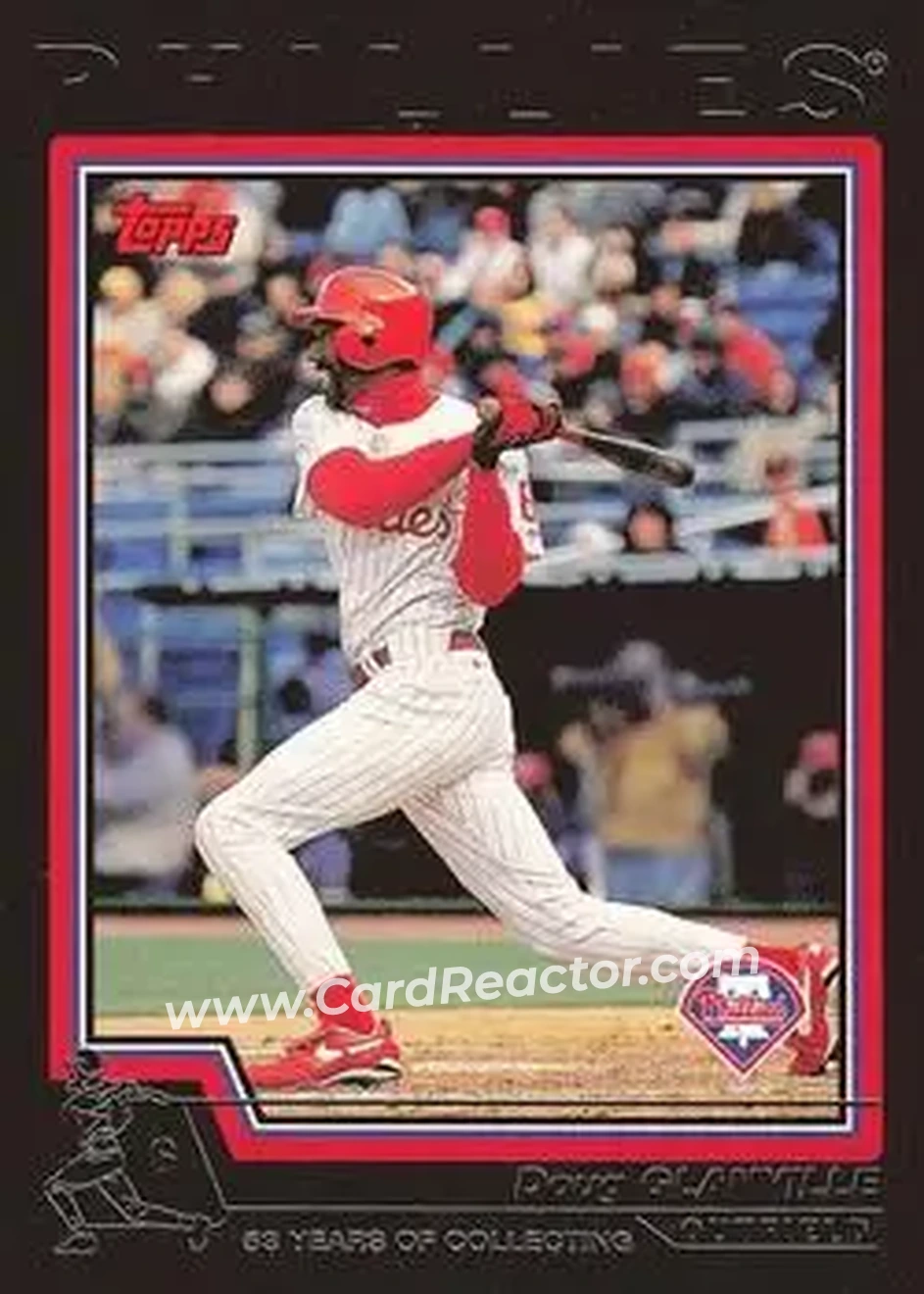2004 Topps - Black #434 - Doug Glanville - Philadelphia Phillies - Front