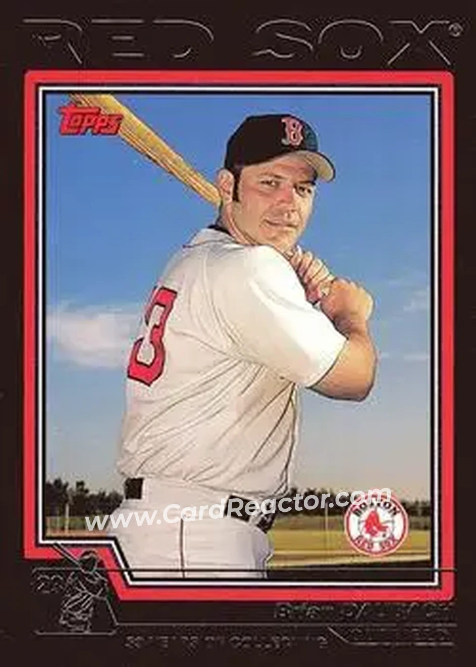 2004 Topps - Black #435 - Brian Daubach - Boston Red Sox - Front 2004 Topps - Black #435 - Brian Daubach - Boston Red Sox - Front